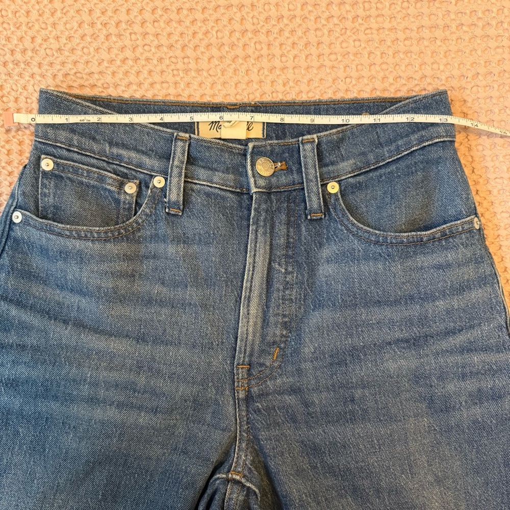Madewell The Perfect Vintage Wide-Leg Jeans in Harvey Wash Size 24 - Picture 10 of 12